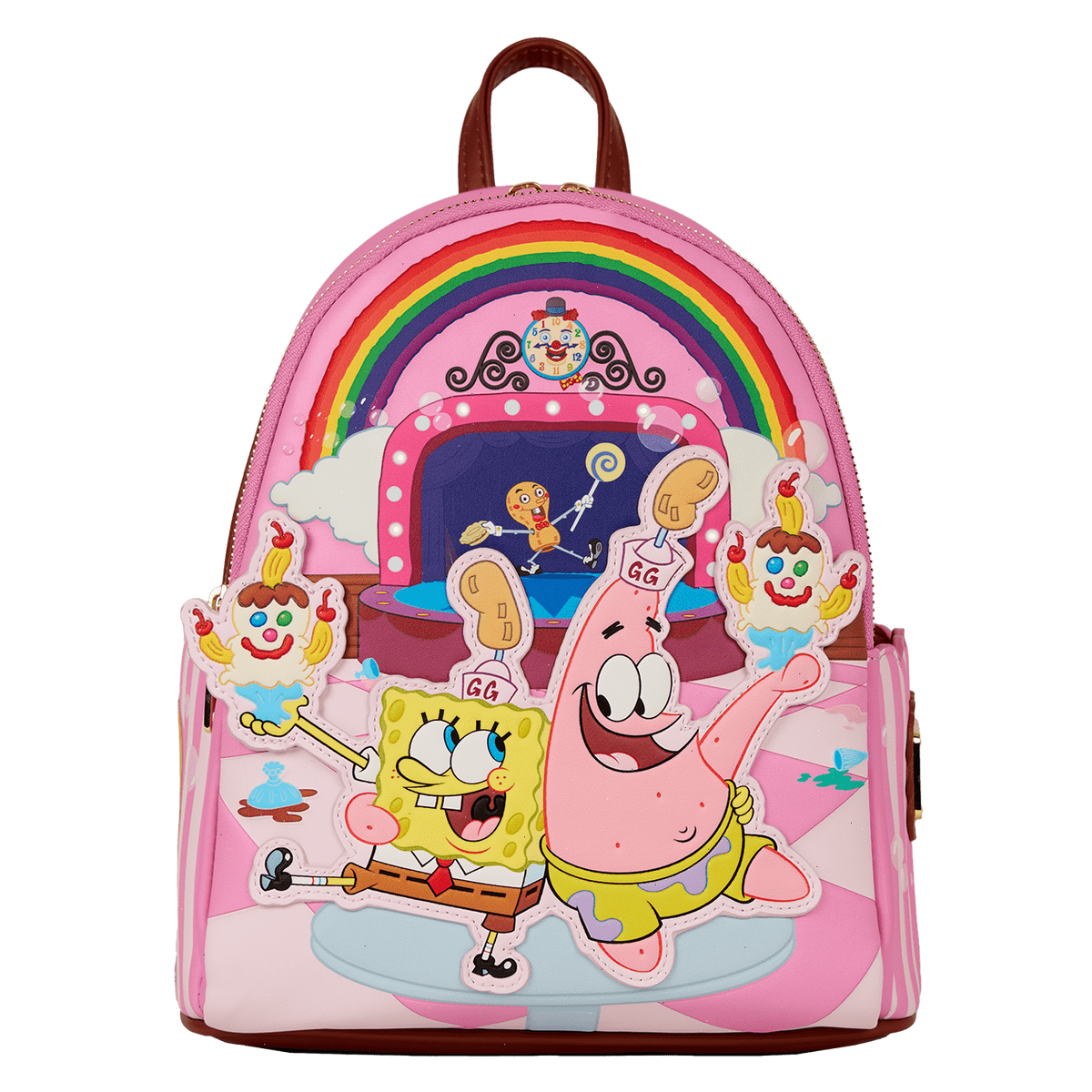 spongebob squarepants & patrick star goofy goober light up mini backpack
