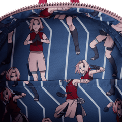 naruto sakura cosplay mini backpack