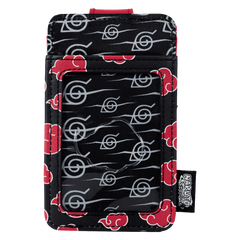 naruto akatsuki all-over print card holder