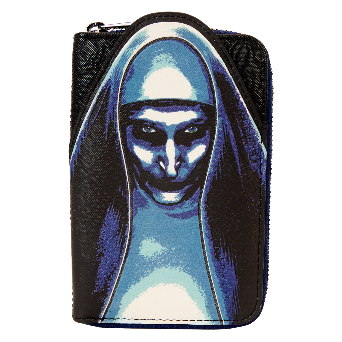 the nun cosplay glow zip around wallet