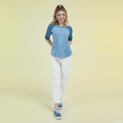 pinocchio blue fairy unisex raglan tee