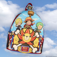 one piece thousand sunny ship mini backpack