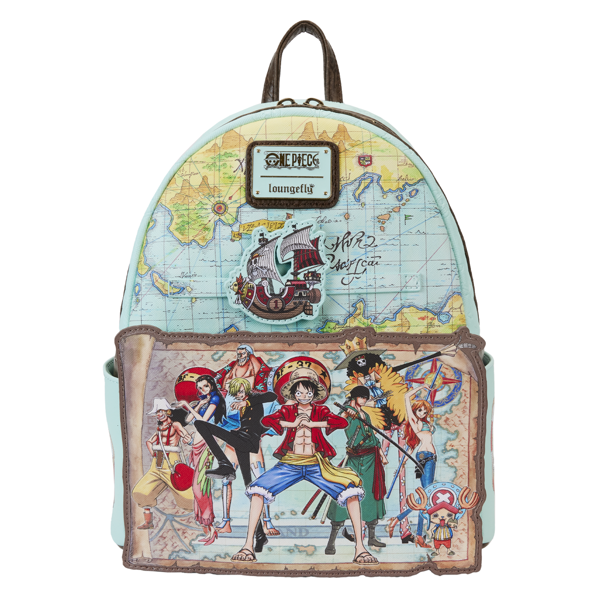 one piece 25th anniversary straw hat pirates mini backpack