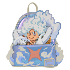 nycc limited edition one piece gear5 luffy glow cosplay mini backpack