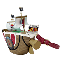 one piece thousand sunny ship figural crossbody bag