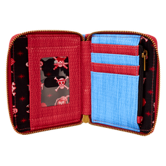 nycc limited edition one piece luffy jolly roger zip around wallet