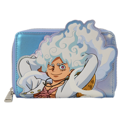 nycc limited edition one piece gear5 luffy glow cosplay zip around wallet