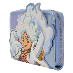 nycc limited edition one piece gear5 luffy glow cosplay zip around wallet