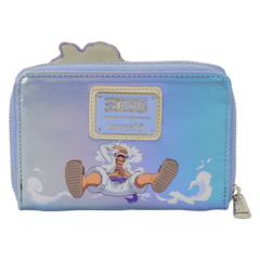 nycc limited edition one piece gear5 luffy glow cosplay zip around wallet