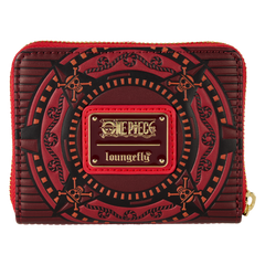 one piece luffy zip around wallet