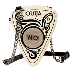 ouija planchette lenticular glow figural crossbody bag
