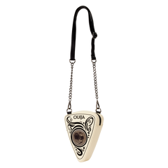 ouija planchette lenticular glow figural crossbody bag