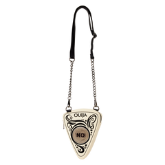 ouija planchette lenticular glow figural crossbody bag