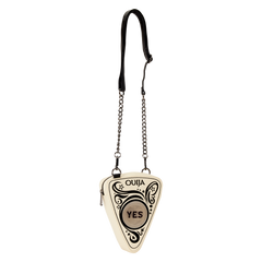 ouija planchette lenticular glow figural crossbody bag