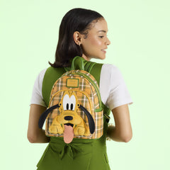 pluto 95th anniversary plaid mini backpack