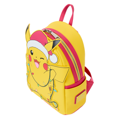 pokémon santa pikachu string lights light up mini backpack
