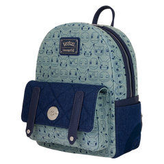 pokémon faux denim all-over print mini backpack