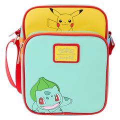 pokémon color block starters crossbody bag