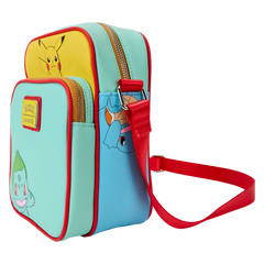 pokémon color block starters crossbody bag