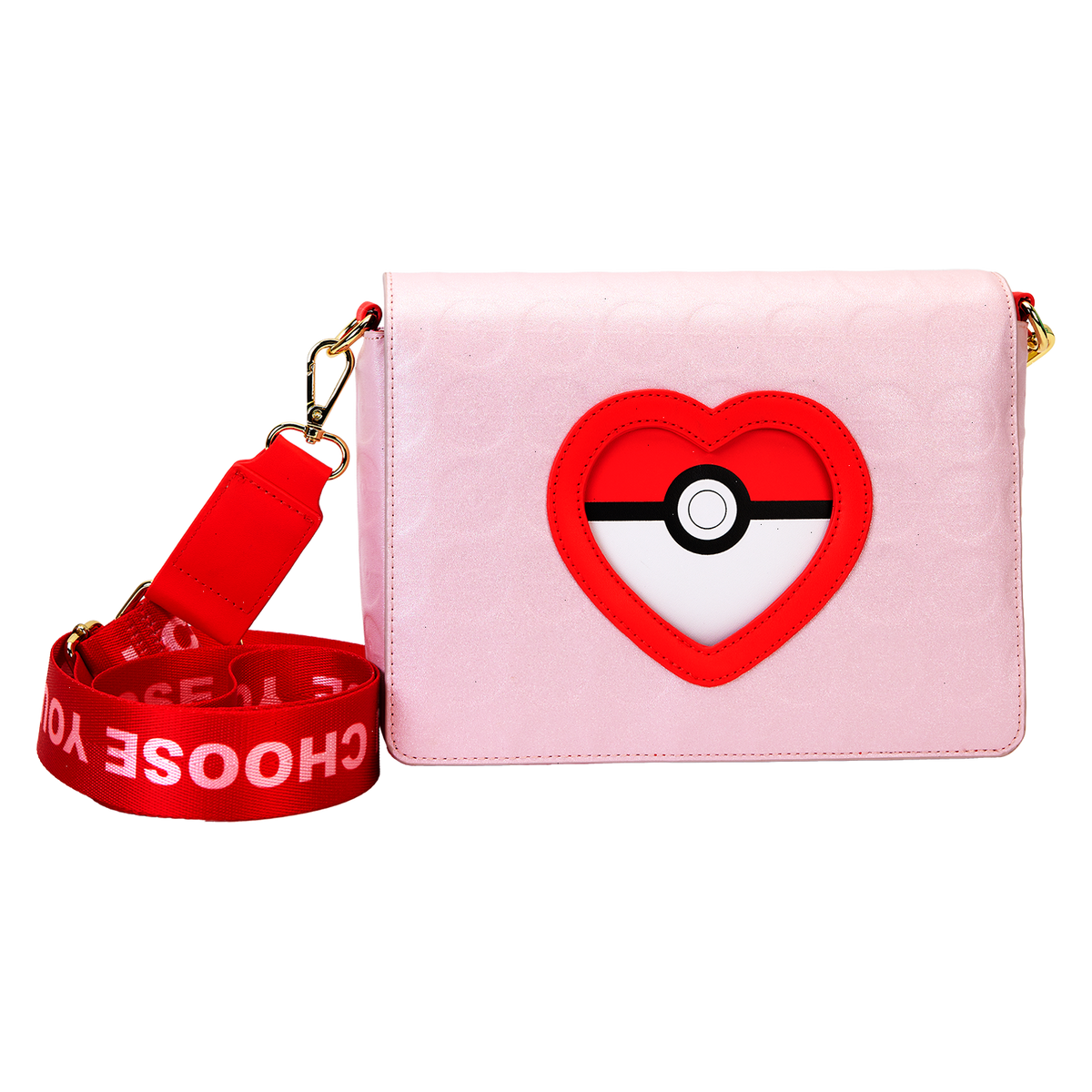 pokémon exclusive i choose you hearts crossbody bag