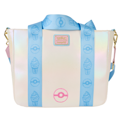 pokémon iridescent pikachu tote crossbody bag with coin bag