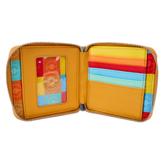 pokémon color block starters zip around wallet