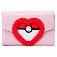 pokémon exclusive i choose you hearts flap zip around wallet