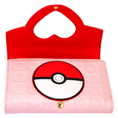 pokémon exclusive i choose you hearts flap zip around wallet