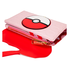 pokémon exclusive i choose you hearts flap zip around wallet