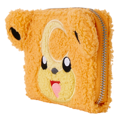pokémon teddiursa limited edition sherpa cosplay zip around wallet