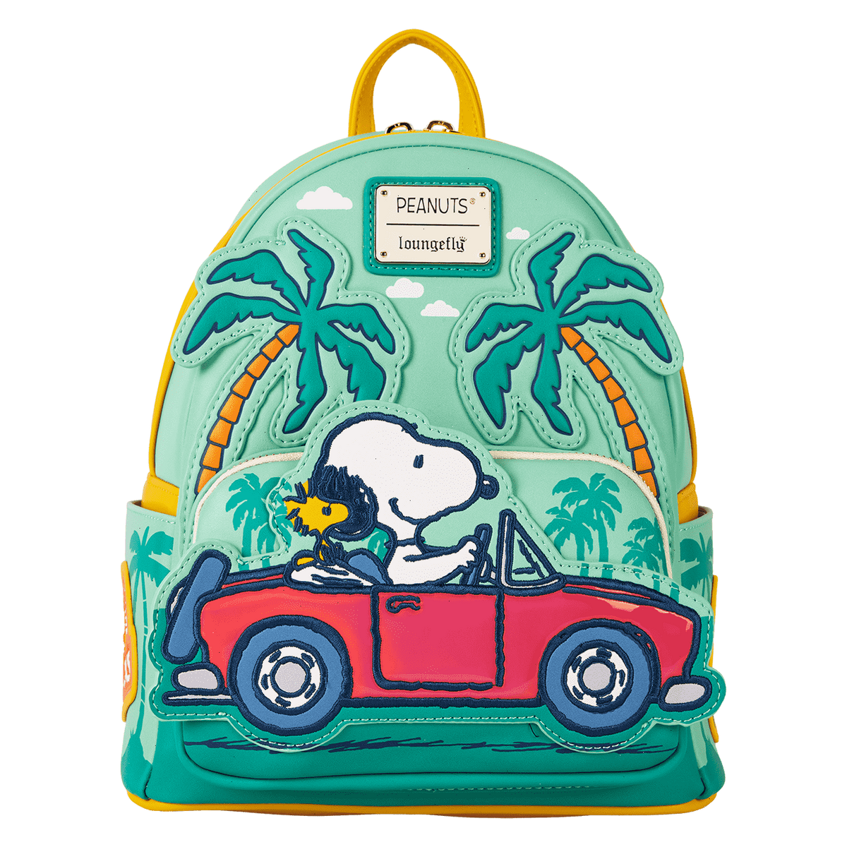 peanuts snoopy & woodstock road trip mini backpack