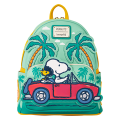 peanuts snoopy & woodstock road trip mini backpack