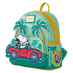 peanuts snoopy & woodstock road trip mini backpack