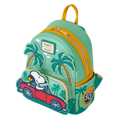 peanuts snoopy & woodstock road trip mini backpack