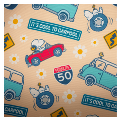 peanuts snoopy & woodstock road trip mini backpack