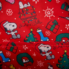 peanuts snoopy & woodstock holiday plush wreath mini backpack
