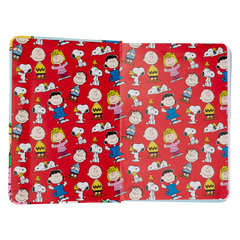 peanuts snoopy & gang stationery journal