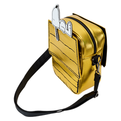 peanuts 75th anniversary snoopy doghouse crossbody bag