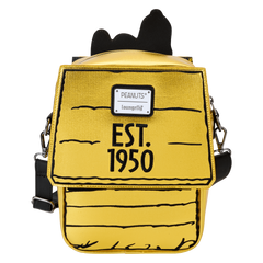 peanuts 75th anniversary snoopy doghouse crossbody bag