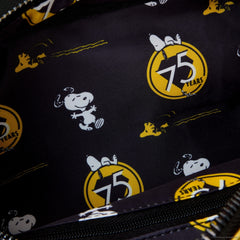peanuts 75th anniversary snoopy doghouse crossbody bag