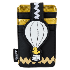 peanuts 75th anniversary woodstock hot air balloon card holder