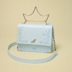 cinderella shimmer crossbody bag