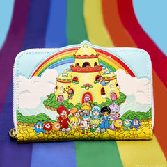rainbow brite™ color castle zip around wallet