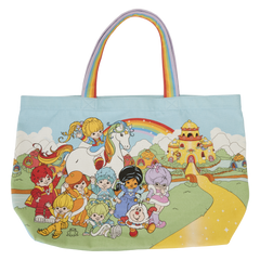 rainbow brite™ the color kids rainbow handle canvas tote bag