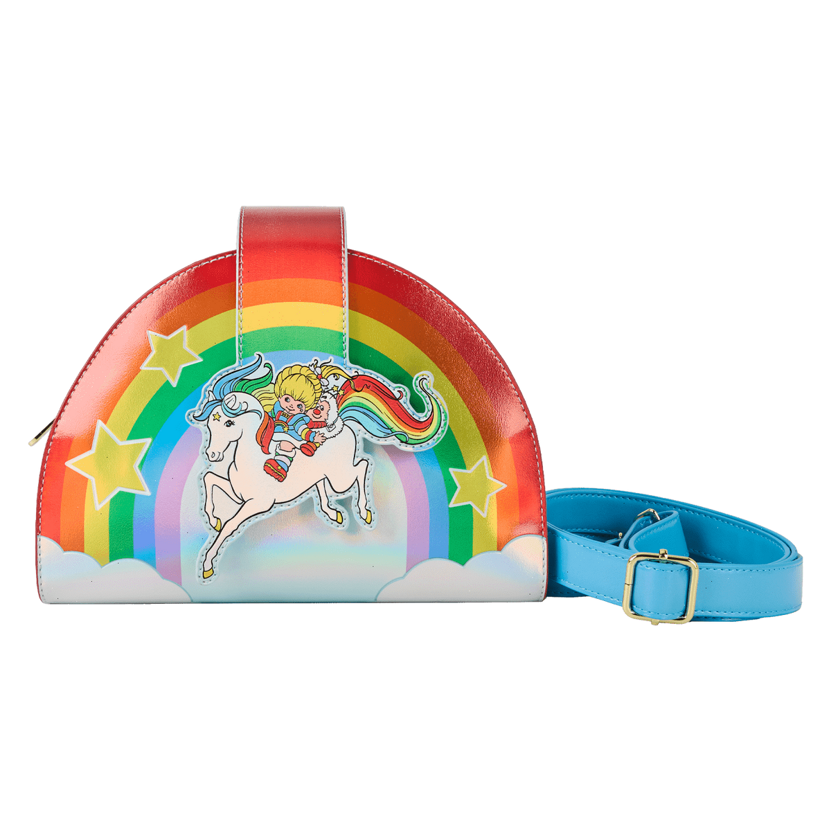 rainbow brite™ & starlite rainbow light up figural crossbody bag