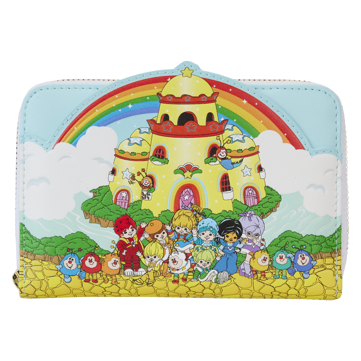 rainbow brite™ color castle zip around wallet