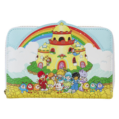 rainbow brite™ color castle zip around wallet