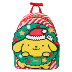 sanrio exclusive pompompurin santa hat light up mini backpack