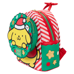 sanrio exclusive pompompurin santa hat light up mini backpack