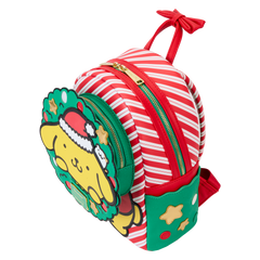 sanrio exclusive pompompurin santa hat light up mini backpack